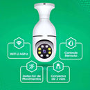 Câmera Lâmpada 360° Wi-Fi com App (PROMOÇÃO)