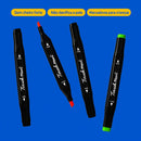 Canetas Marcadoras 204 Cores Ponta Dupla (PROMOÇÃO)