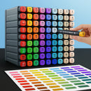 Canetas Marcadoras 204 Cores Ponta Dupla (PROMOÇÃO)