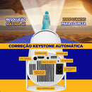 Mini Projetor Portátil 4K Android Wi‑Fi Full HD (PROMOÇÃO)