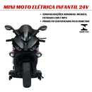 Mini Moto Elétrica Infantil 24V com Luzes e Som (PROMOÇÃO)