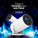 Mini Projetor Portátil 4K Android Wi‑Fi Full HD (PROMOÇÃO)