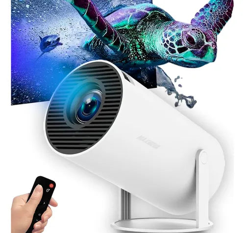 Mini Projetor Portátil 4K Android Wi‑Fi Full HD (PROMOÇÃO)